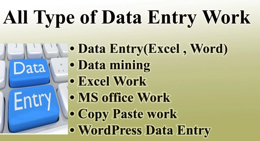 Typing Data Entry Jobs, Online Typing Jobs From Home Without Investment