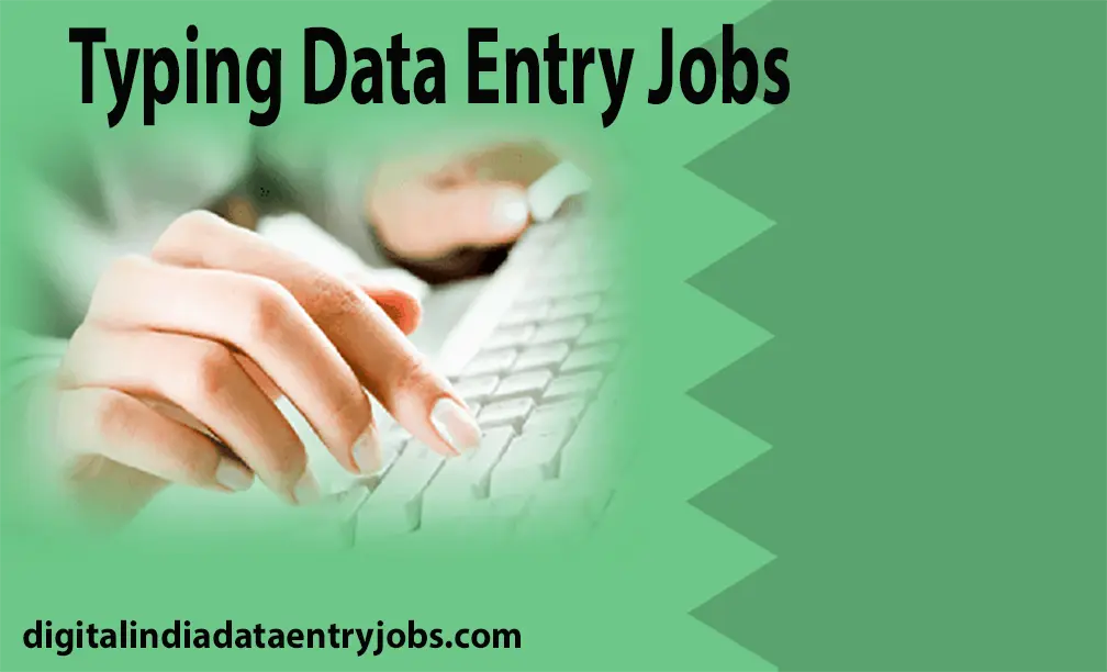 Typing Data Entry Jobs