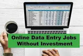 Data entry jobs work store from home without investment