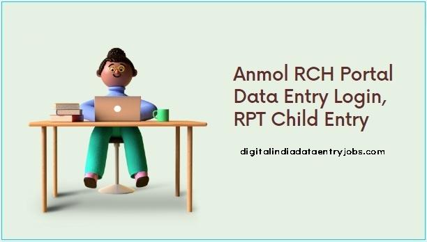 RCH Portal Data Entry