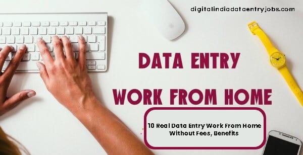 Data Entry Work from Home