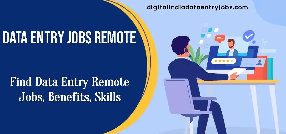 Data Entry Jobs Remote