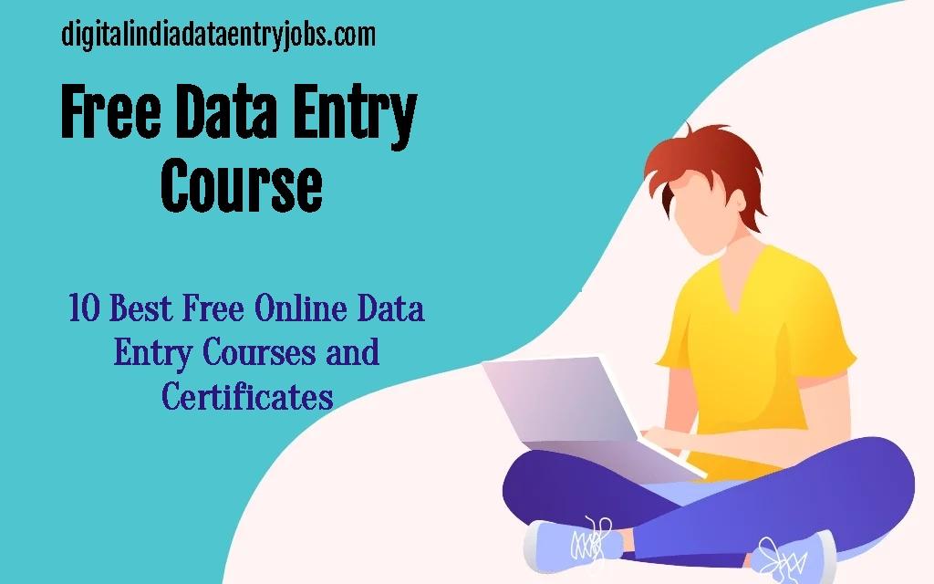 Free Data Entry Course