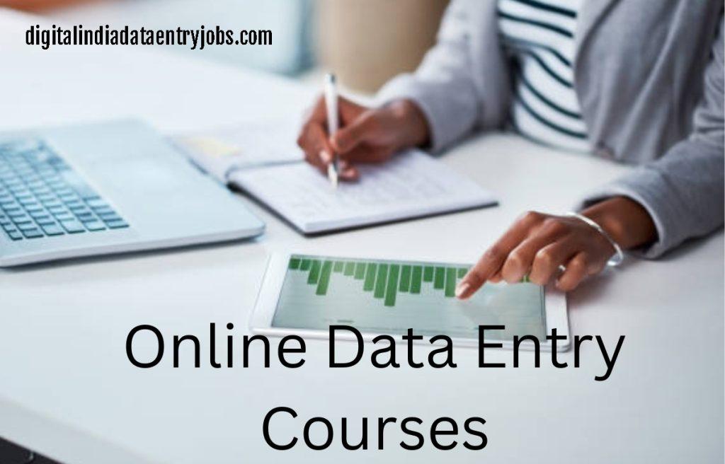 Data Entry Certificate Course Online Free
