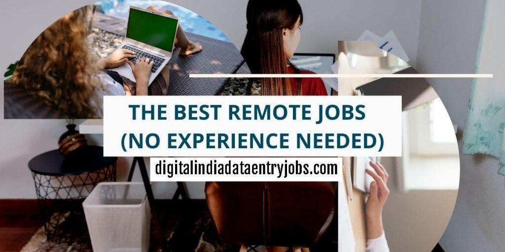 Data Entry Jobs Remote No Experience