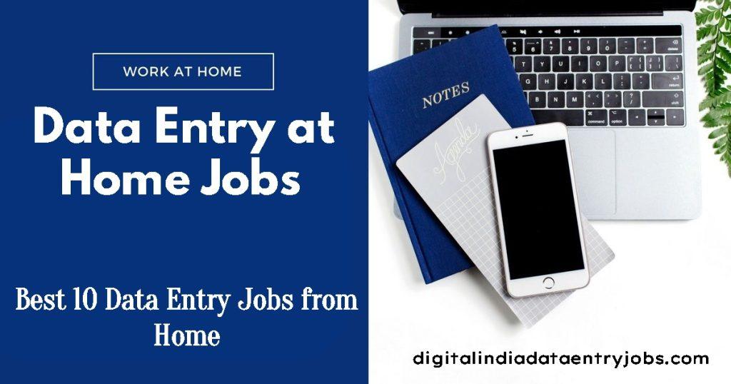 Data Entry at Home Jobs