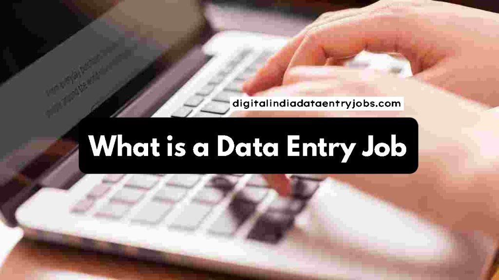 What is a Data Entry Job
