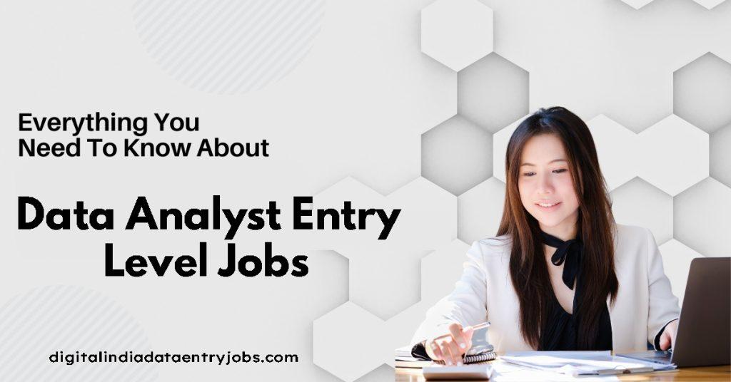 Data Analyst Entry Level Jobs