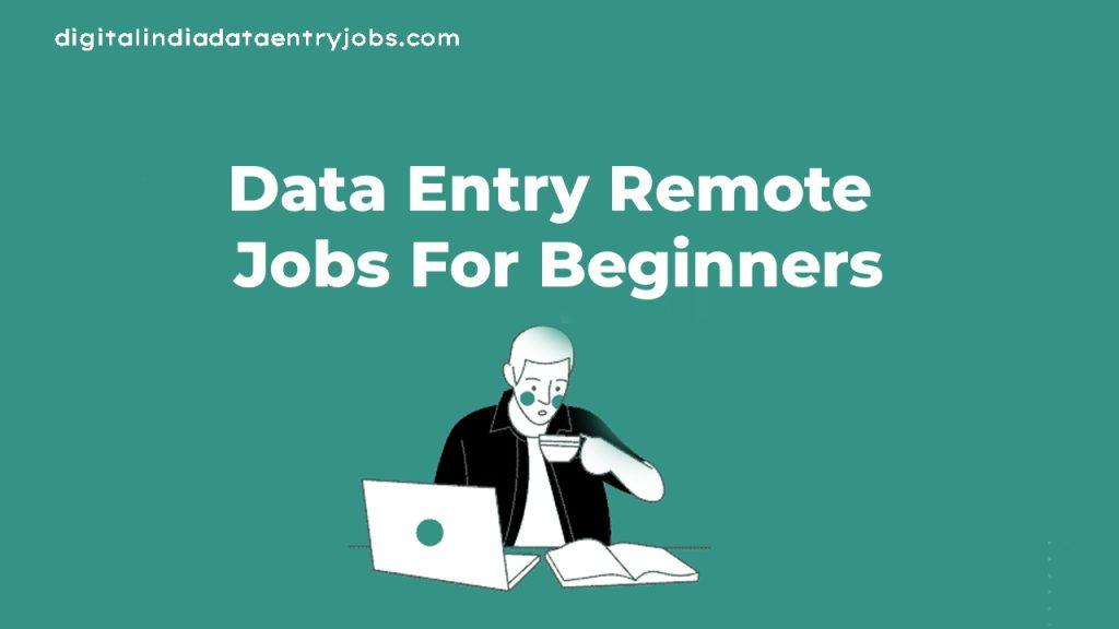Data Entry Job Remote