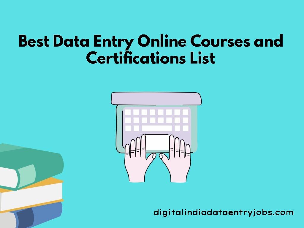 Data Entry Course