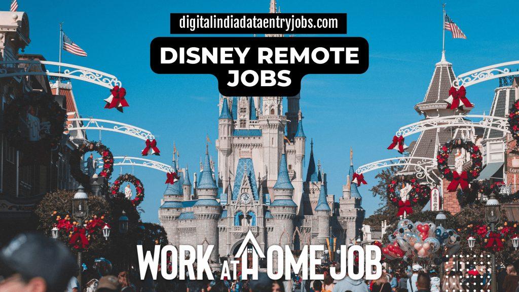 Disney Remote Jobs