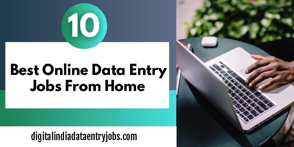 Data Entry Jobs Online from Home