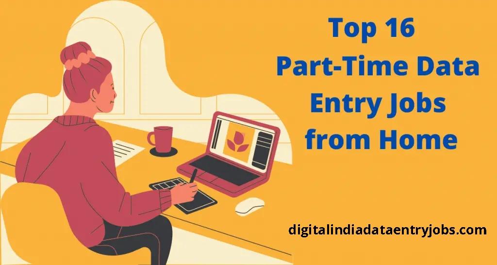 Data Entry Jobs Part Time