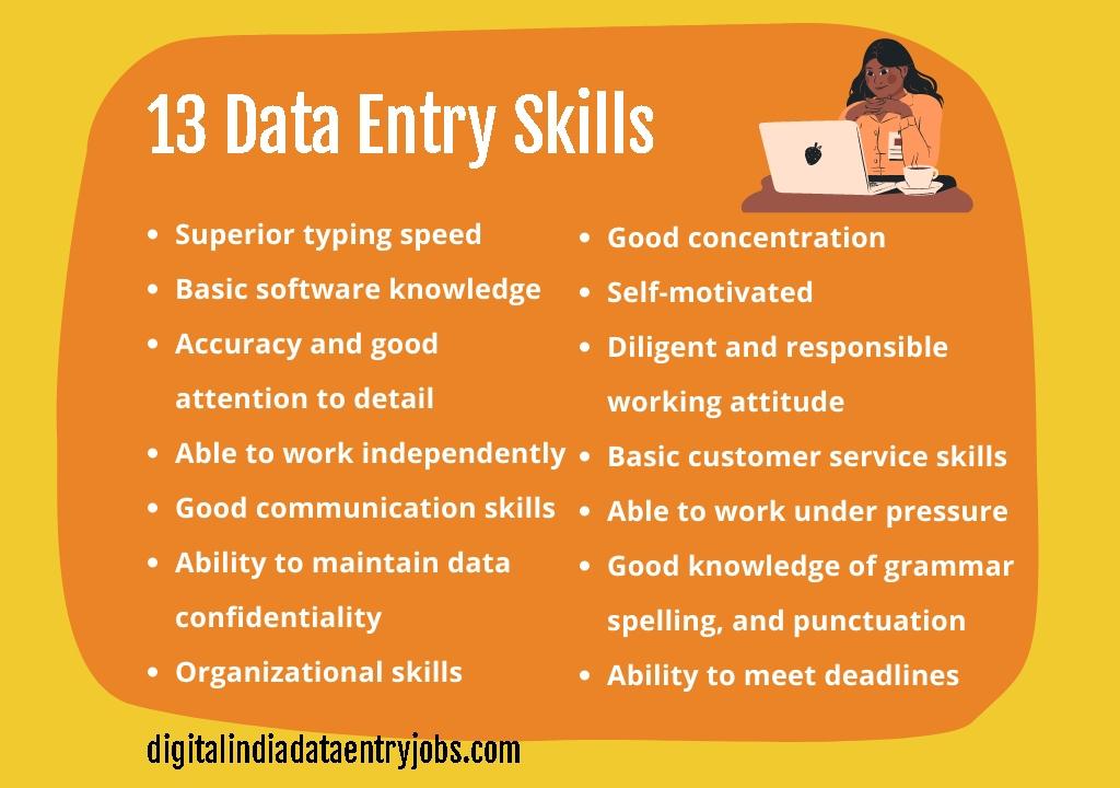 What is Data Entry Skills